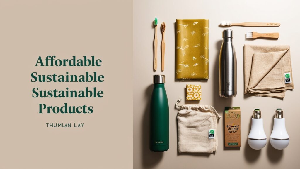 Affordable Sustainable Products for Everyday Use