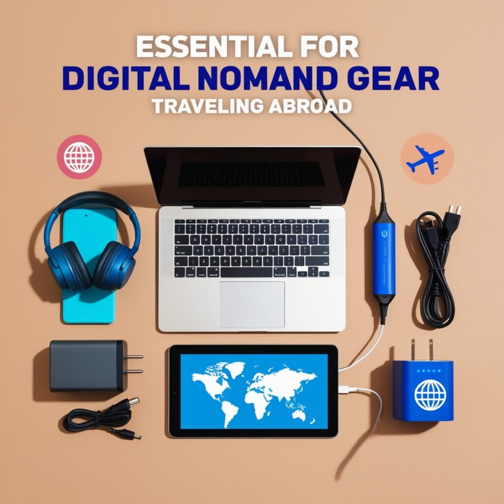 Essential Gear for Digital Nomads Traveling Abroad