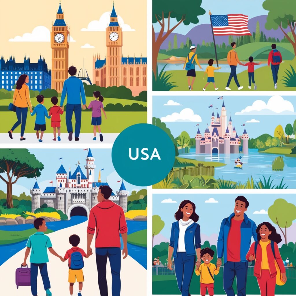 Best Family Travel Destinations in the UK and USA