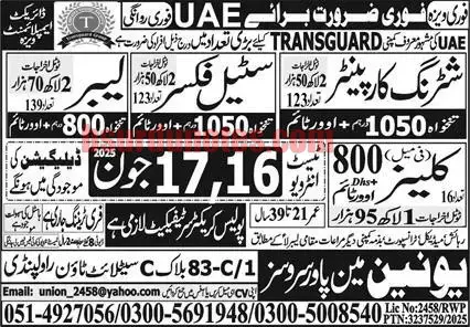 Job Opportunities in UAE 2025
