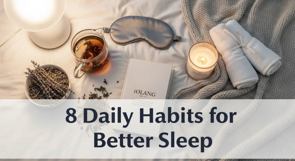 8 Daily Habits for Better Sleep