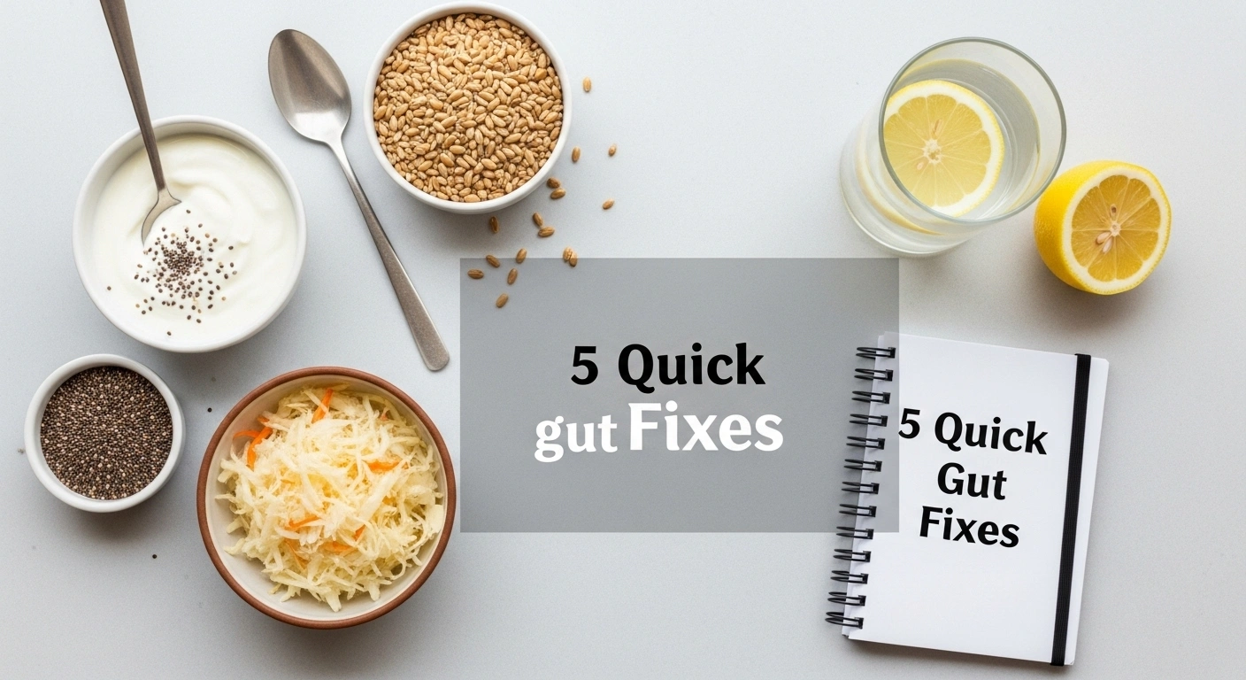 5 Quick Gut Fixes