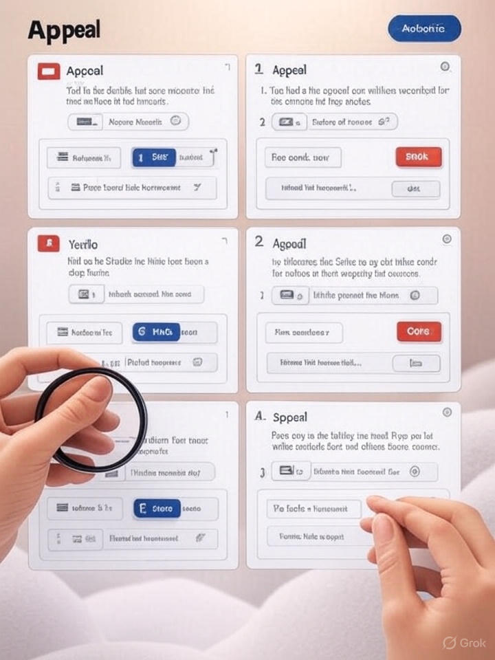 Step 9: How to submit the appeal (exact steps)