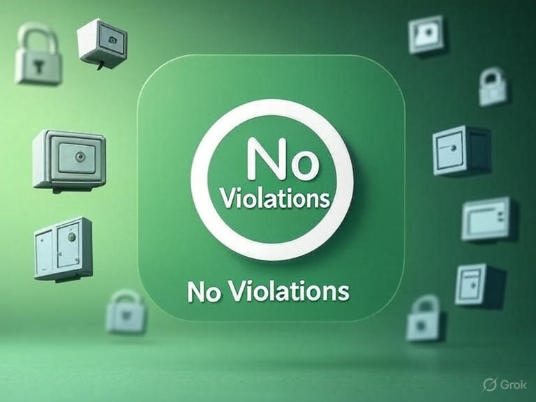 Step 3: No known violations on the deleted channel
