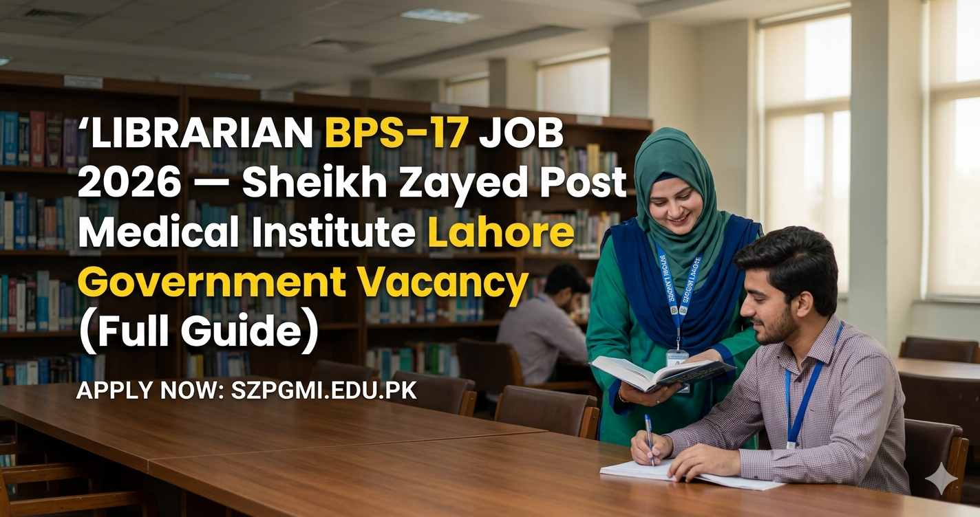 Librarian BPS-17 job 2026