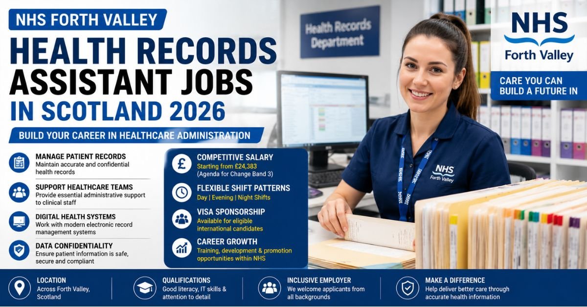Health Records Assistant Jobs Scotland 2026 – NHS Career Guide