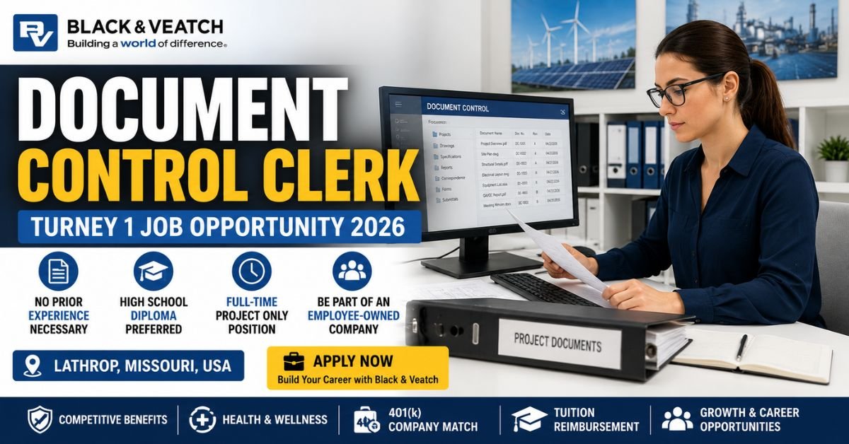 Document Control Clerk Jobs 2026 at Black & Veatch Guide