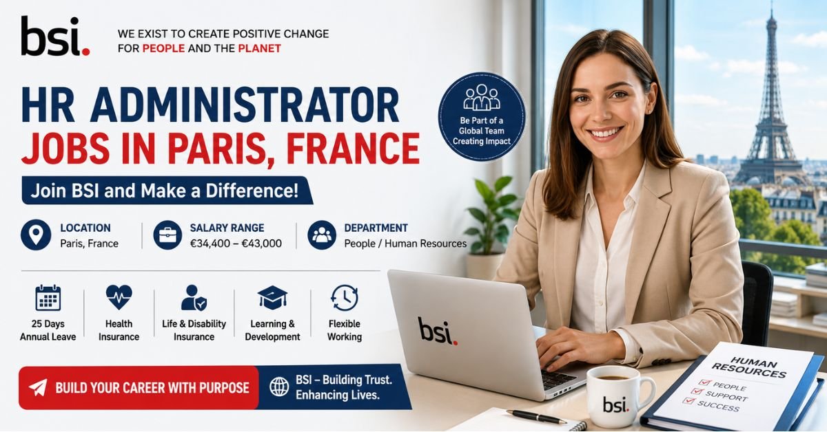 HR Administrator Jobs in Paris France 2026 | Salary & Career Guide
