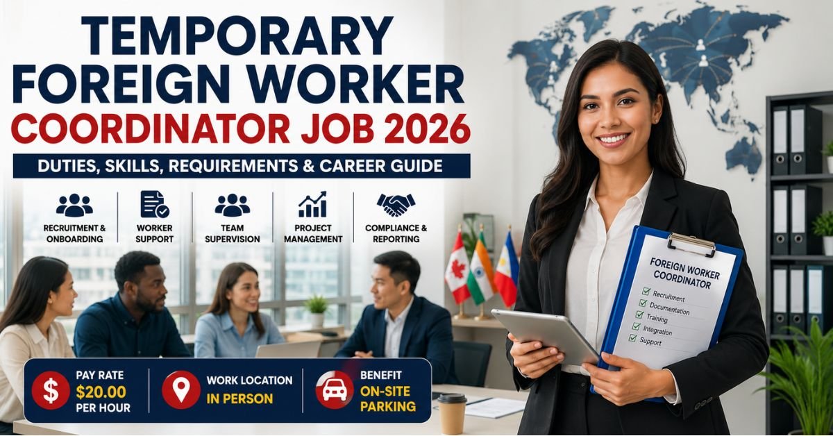 Temporary Foreign Worker Coordinator Job 2026 – Duties & Career Guide