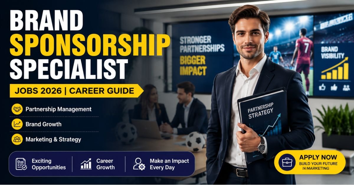 Brand Sponsorship Specialist Jobs 2026 – Career & Skills Guide