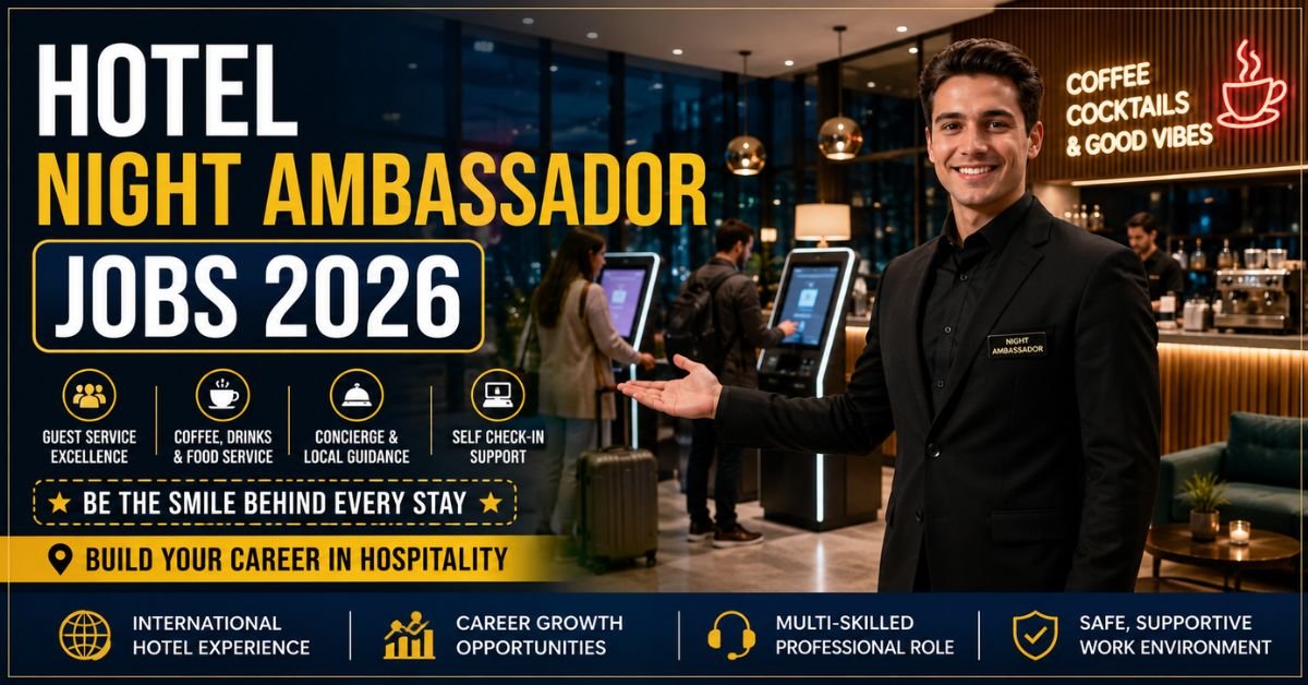 Hotel Night Ambassador Jobs 2026 – Duties, Skills & Career Guide