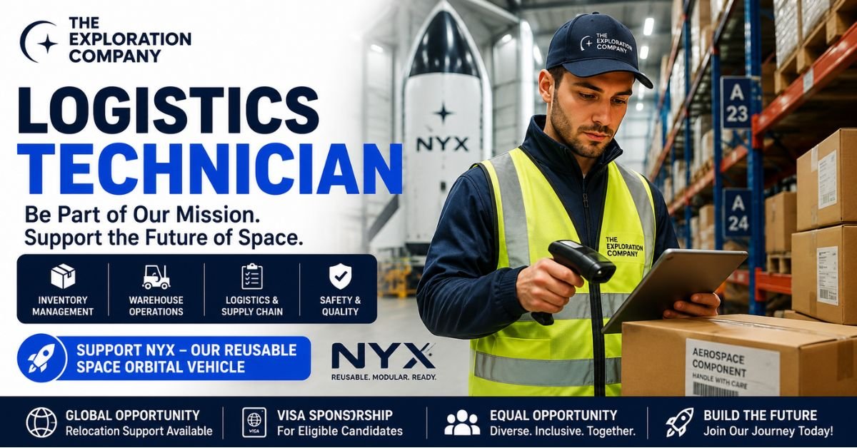 Logistics Technician Jobs 2026 – Aerospace Career with Visa Support