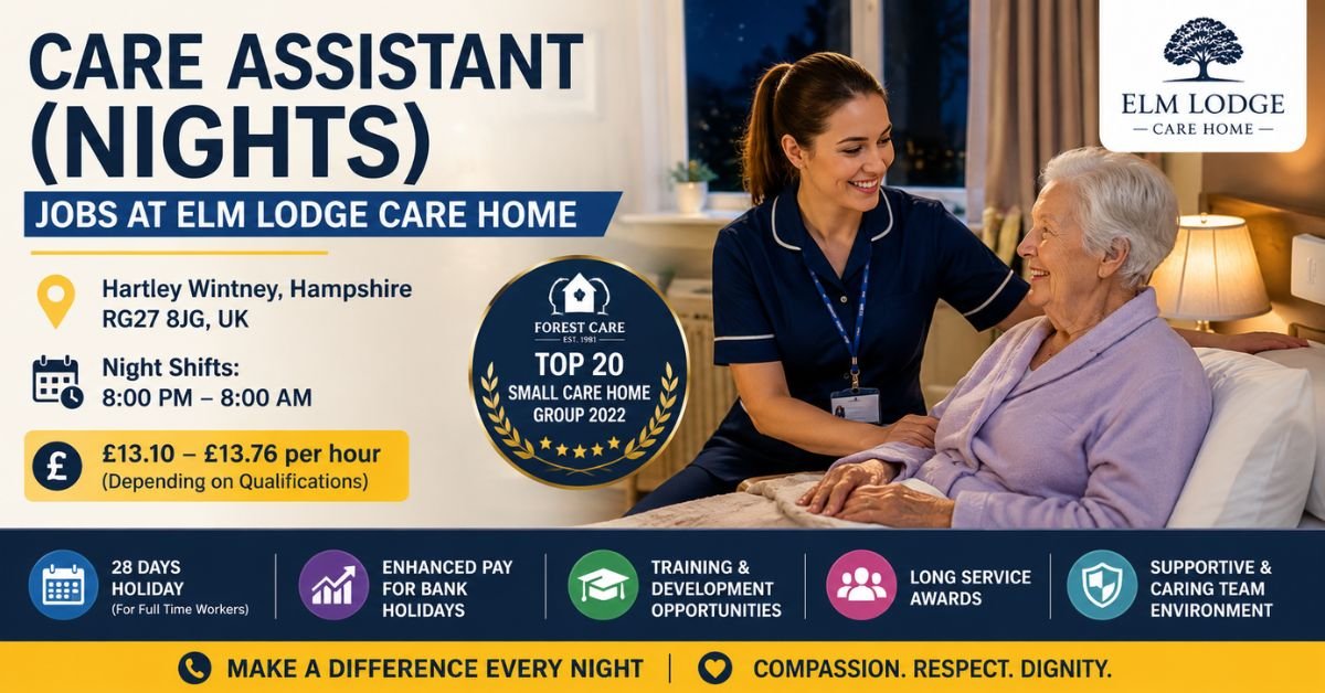 Care Assistant Nights Jobs UK – Salary, Benefits & Role Guide