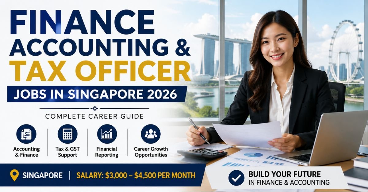 Finance Accounting & Tax Officer Singapore Jobs 2026 Guide