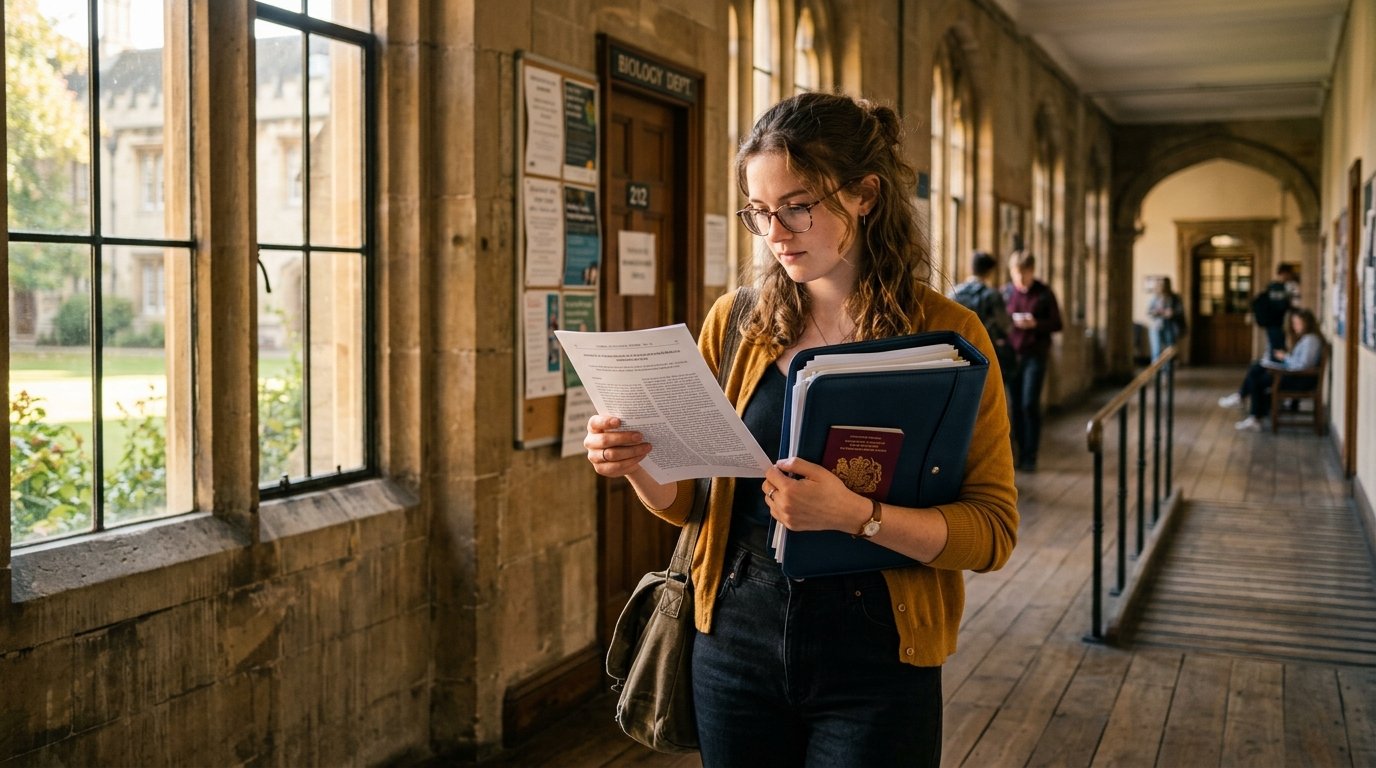 Exchange visitor reviewing documents under the J-1 visa new rules 2026 proposal