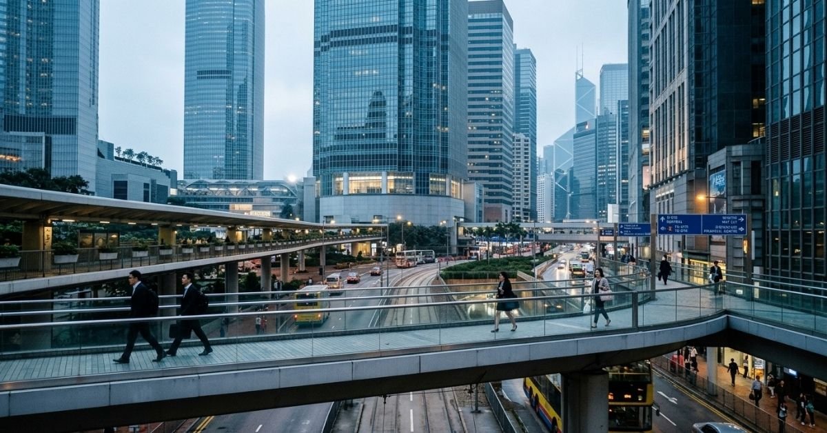 City skyline representing Hong Kong work visa jobs 2026 opportunities for overseas professionals