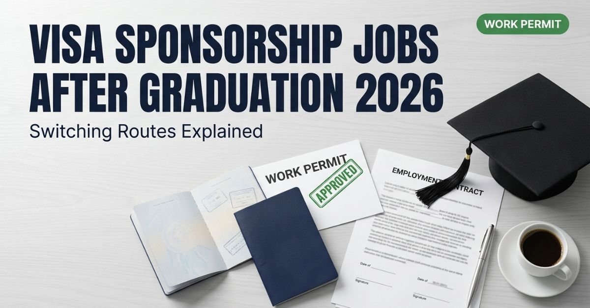 Visa sponsorship jobs for students after graduation 2026 with passport and work permit