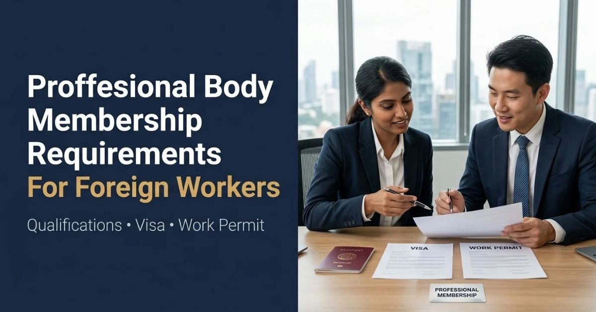 Proffesional Body Membership Requirements For Foreign Workers